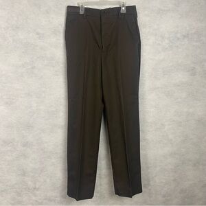 Vintage WearGuard Uniform Pants Men's Size 30x29.5 Brown Made In USA